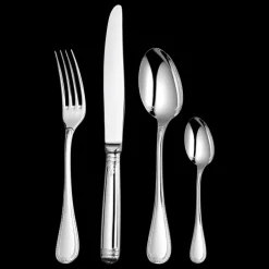 Services De Table Et Ménagères*Christofle Ensemble pour 6 personnes (24 pièces) en métal argenté avec boîte de rangement