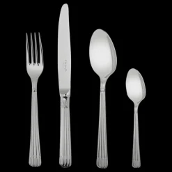 Services De Table Et Ménagères*Christofle Ensemble pour 6 personnes (24 pièces) en acier avec boîte de rangement