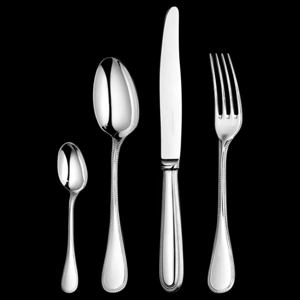 Services De Table Et Ménagères*Christofle Ensemble pour 6 personnes (24 pièces) en métal argenté avec boîte de rangement