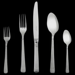 Services De Table Et Ménagères*Christofle Ensemble pour 6 personnes (36 pièces) en acier avec boîte de rangement