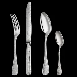 Services De Table Et Ménagères*Christofle Ensemble pour 12 personnes (48 pièces) en métal argenté avec boîte de rangement