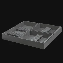 Services De Table Et Ménagères*Christofle Ensemble pour 6 personnes (24 pièces) en métal argenté avec boîte de rangement