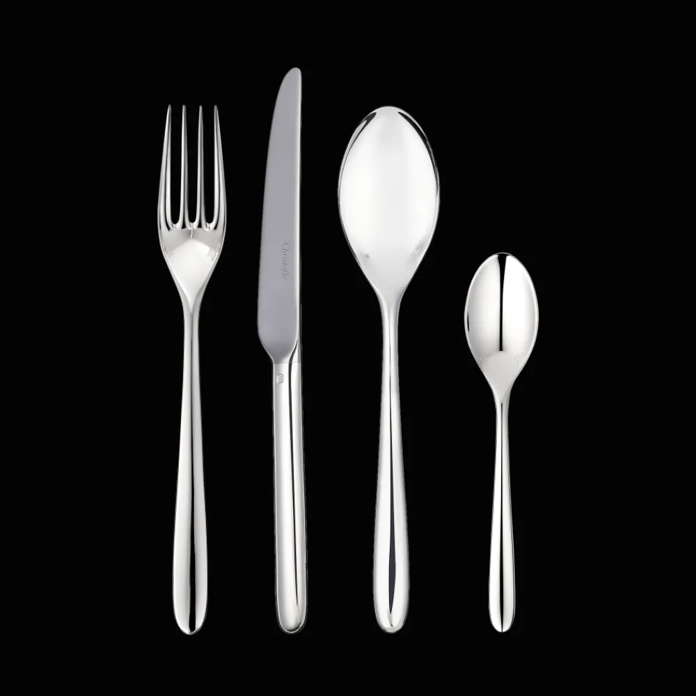 Écrins De Couverts*Christofle Ensemble pour 6 personnes (24 pièces) en métal argenté