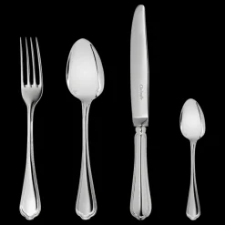 Services De Table Et Ménagères*Christofle Ensemble pour 12 personnes (48 pièces) en métal argenté avec boîte de rangement