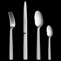 Services De Table Et Ménagères*Christofle Ensemble pour 6 personnes (24 pièces) en acier avec boîte de rangement