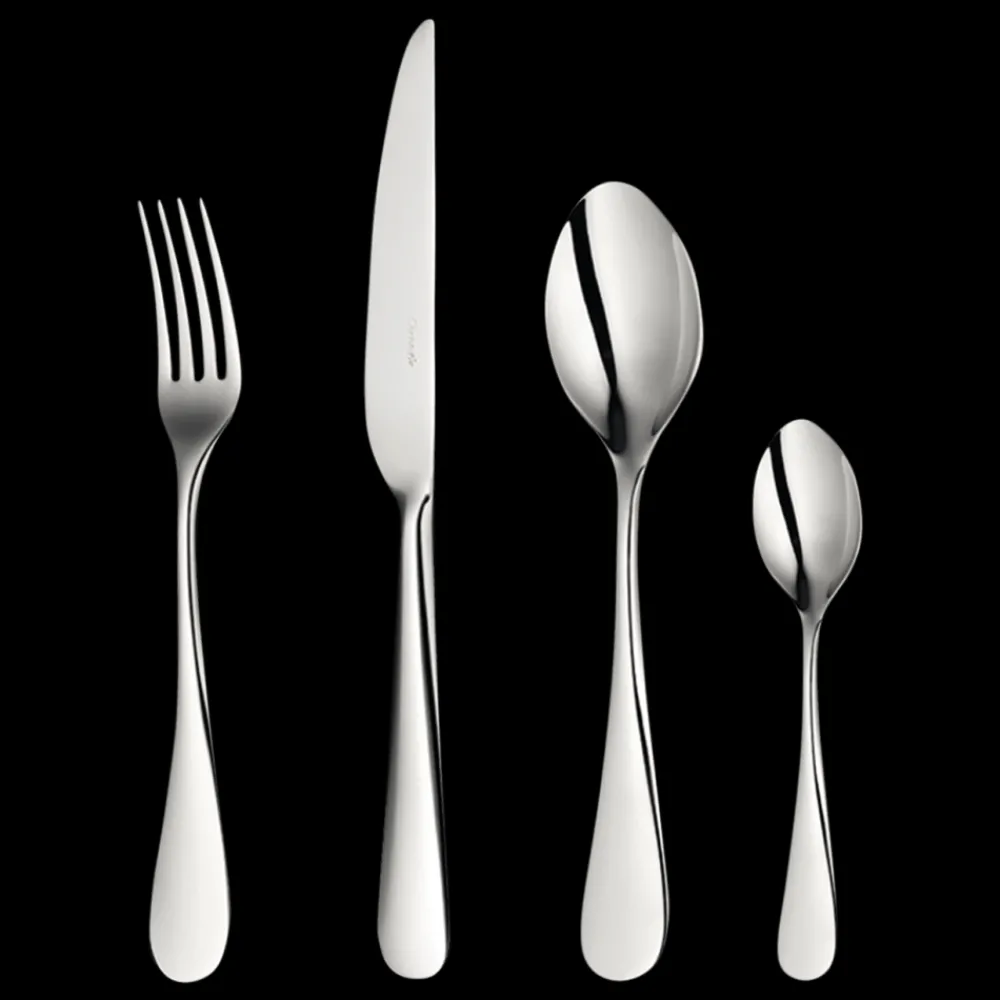 Services De Table Et Ménagères*Christofle Ensemble pour 12 personnes (48 pièces) en acier avec boîte de rangement