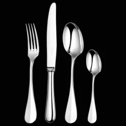 Services De Table Et Ménagères*Christofle Ensemble pour 6 personnes (24 pièces) en métal argenté avec boîte de rangement