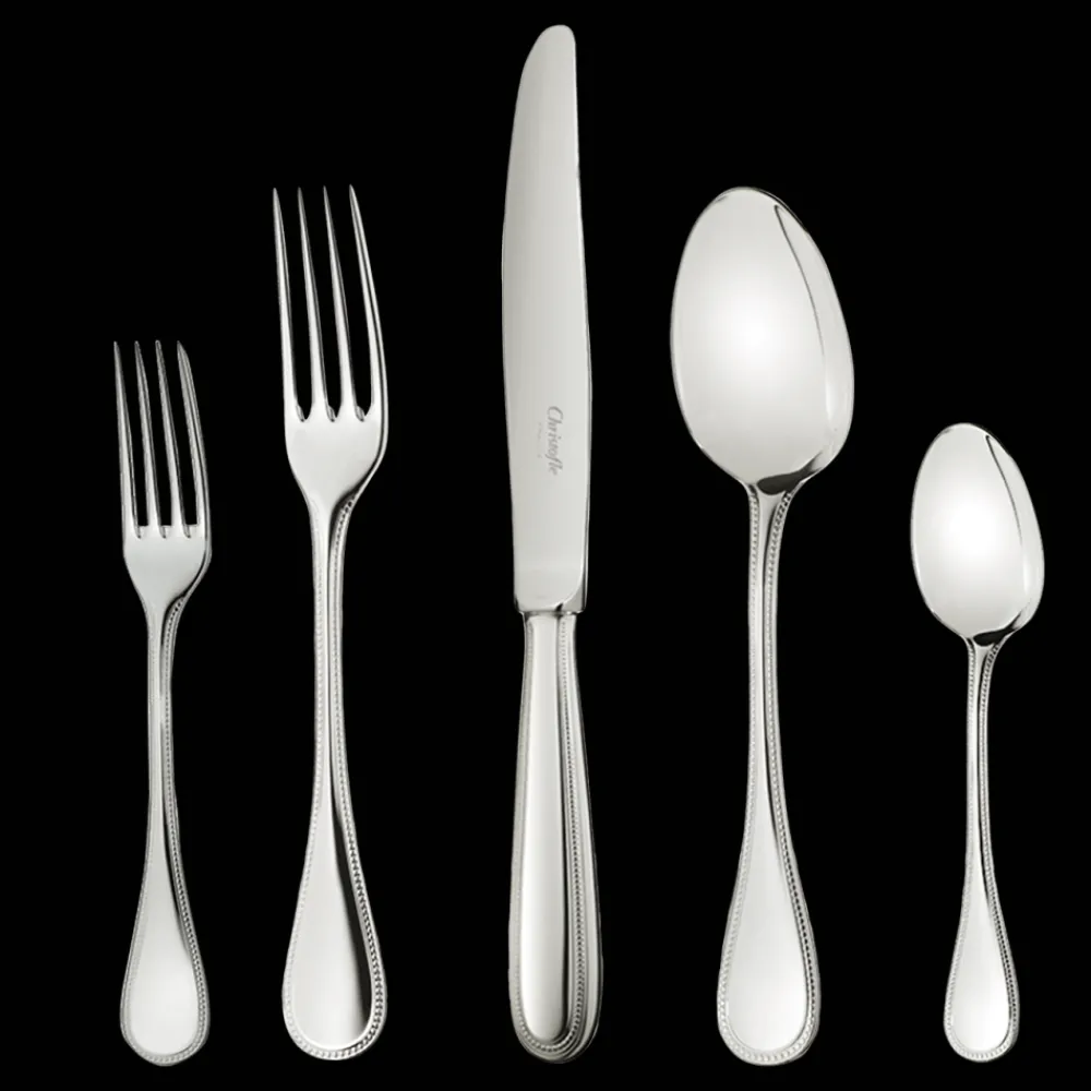 Services De Table Et Ménagères*Christofle Ensemble pour 6 personnes (36 pièces) en acier avec boîte de rangement