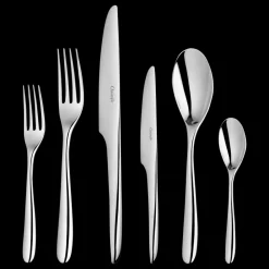 Services De Table Et Ménagères*Christofle Ensemble pour 12 personnes (75 pièces) en acier avec coffre