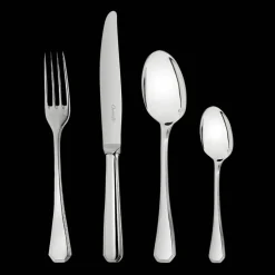 Services De Table Et Ménagères*Christofle Ensemble pour 12 personnes (48 pièces) en métal argenté avec boîte de rangement