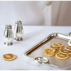 Cadeaux Personnalisables|Accessoires De Table*Christofle Ensemble salière et poivrier en métal argenté