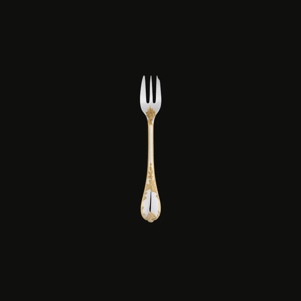 Fourchettes*Christofle Fourchette à gâteau en métal argenté - dorure partielle