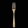 Fourchettes*Christofle Fourchette de table en acier - coloris or