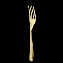 Fourchettes*Christofle Fourchette de table en acier - coloris or
