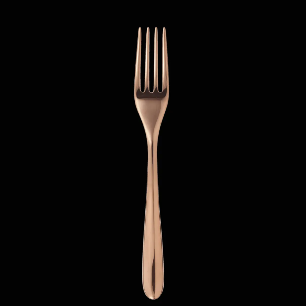 Fourchettes*Christofle Fourchette de table en acier - coloris cuivre