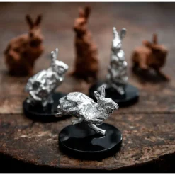 Haute Orfèvrerie*Christofle Lapin Agile en Argent Massif - Haute Orfèvrerie