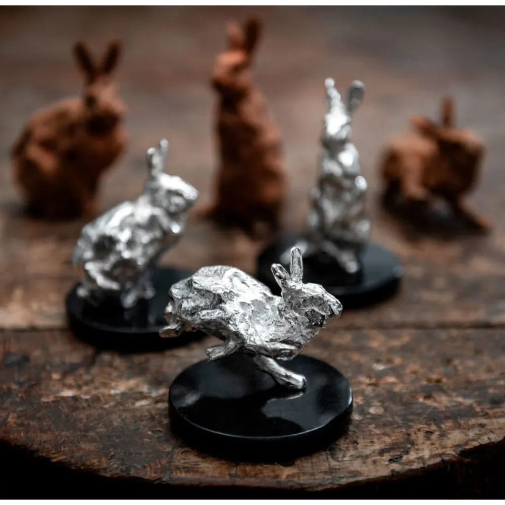 Haute Orfèvrerie*Christofle Lapin Agile en Argent Massif - Haute Orfèvrerie