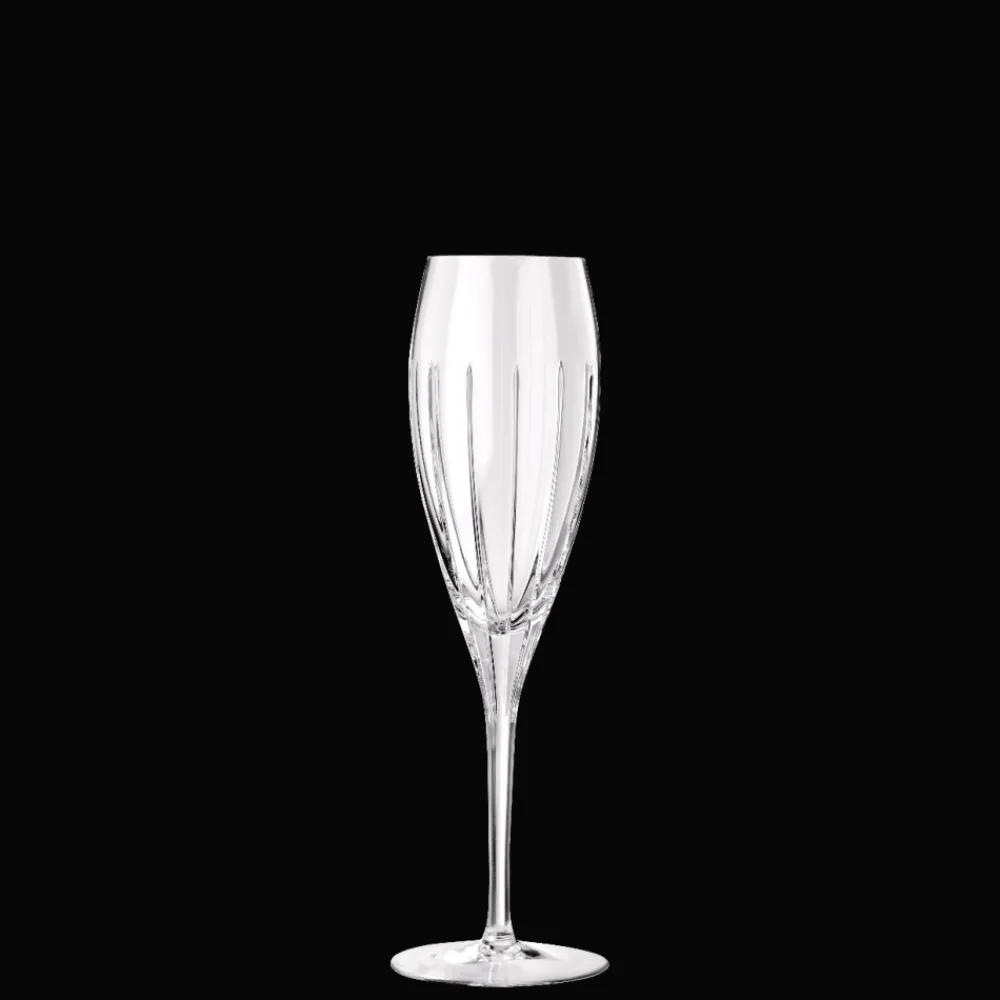 Verres En Cristal|Verres En Cristal*Christofle Lot de 2 flutes à champagne en cristal