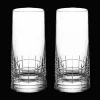 Verres En Cristal*Christofle Lot de 2 verres à orangeade en cristal