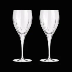 Cadeaux Oenologie|Verres En Cristal*Christofle Lot de 2 verres à vin blanc en cristal