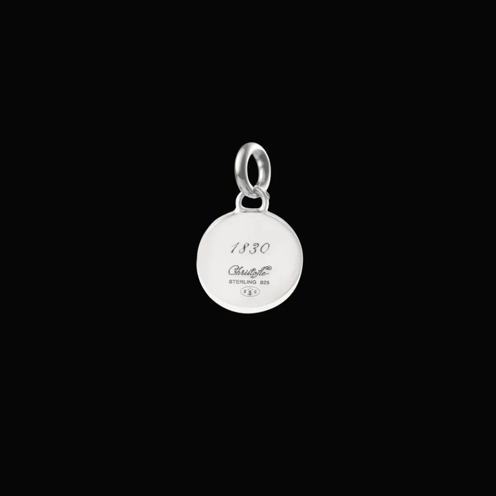 Cadeaux Personnalisables|Cadeaux Pour La Maman*Christofle Médaille en Argent Massif - Ondulations