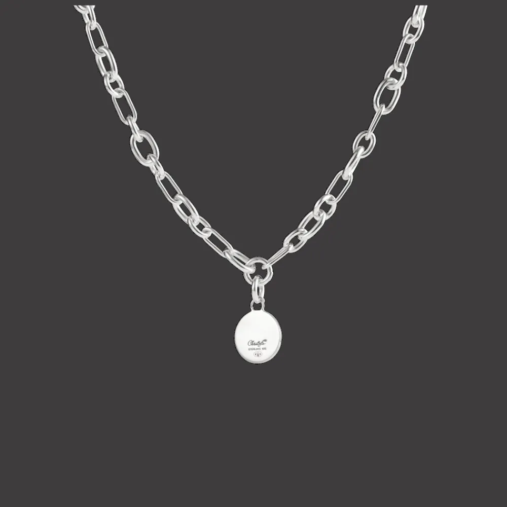 Cadeaux Personnalisables|Cadeaux Pour La Maman*Christofle Médaille en Argent Massif - Ondulations