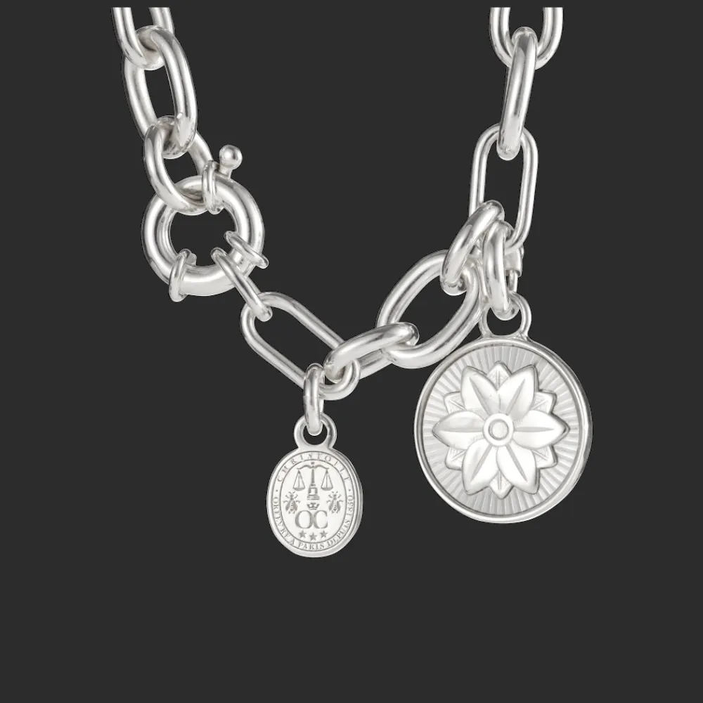 Cadeaux Personnalisables|Cadeaux Pour La Maman*Christofle Médaille en Argent Massif - Malmaison