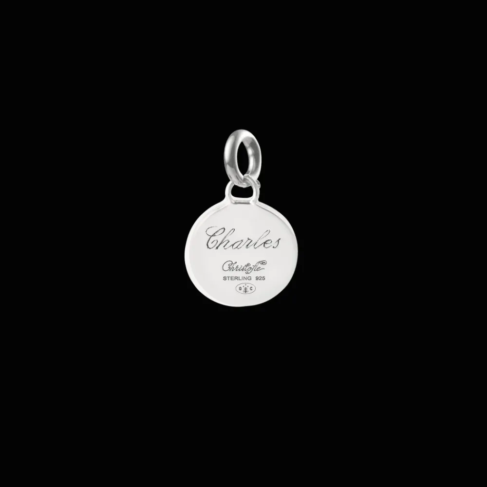 Cadeaux Personnalisables|Cadeaux Pour La Maman*Christofle Médaille en Argent Massif - Peau de Lion