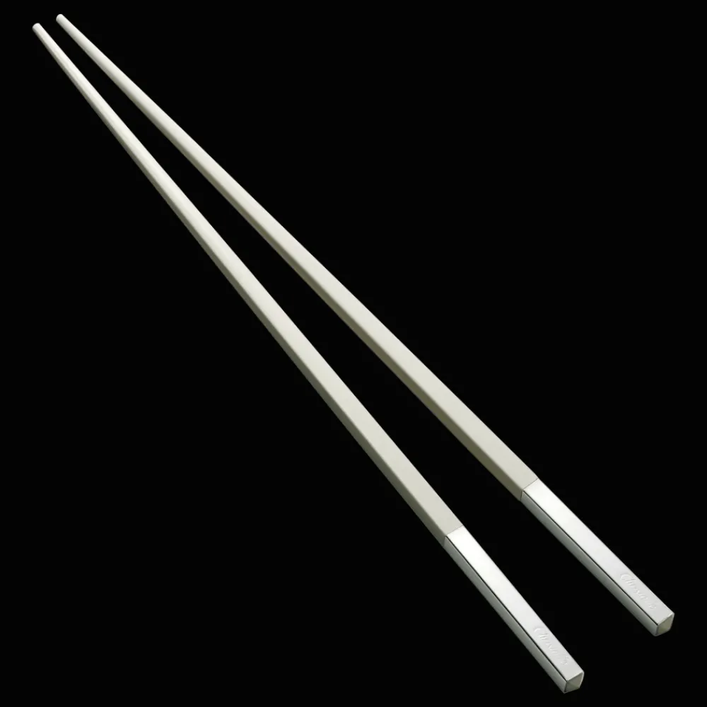 Cadeaux Personnalisables|Services Asiatiques*Christofle Paires de baguettes japonaises blanches