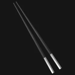 Cadeaux Personnalisables|Services Asiatiques*Christofle Paires de baguettes japonaises noires