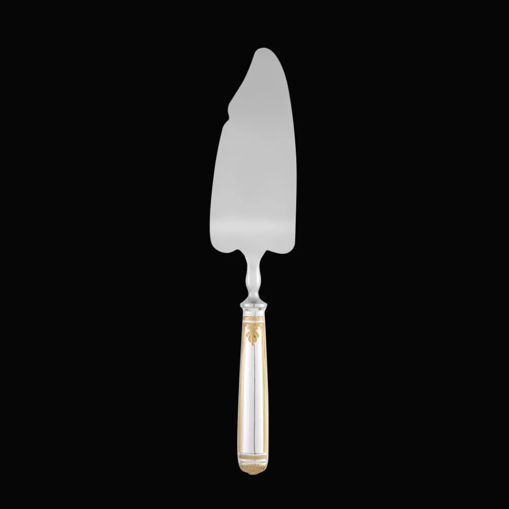 Couverts De Service*Christofle Pelle coupante à gâteaux et glace en métal argenté - dorure partielle