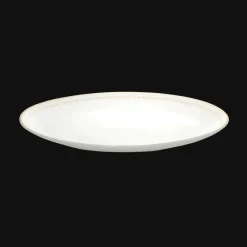 Assiettes*Christofle Plat ovale 28 cm finition Or