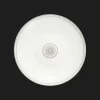 Plats*Christofle Plat rond creux en porcelaine finition Platine