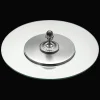Plateaux Et Vide-Poches*Christofle Plateau à fromage en métal argenté et verre - 35 cm