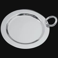 Cadeaux Oenologie|Carafes*Christofle Plateau de carafe en métal argenté