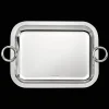 Cadeaux Personnalisables|Plateaux Et Vide-Poches*Christofle Plateau rectangulaire à anses en métal argenté - 26 x 20 cm