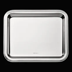 Cadeaux Personnalisables|Plateaux Et Vide-Poches*Christofle Plateau rectangulaire en métal argenté - 20 x 16 cm