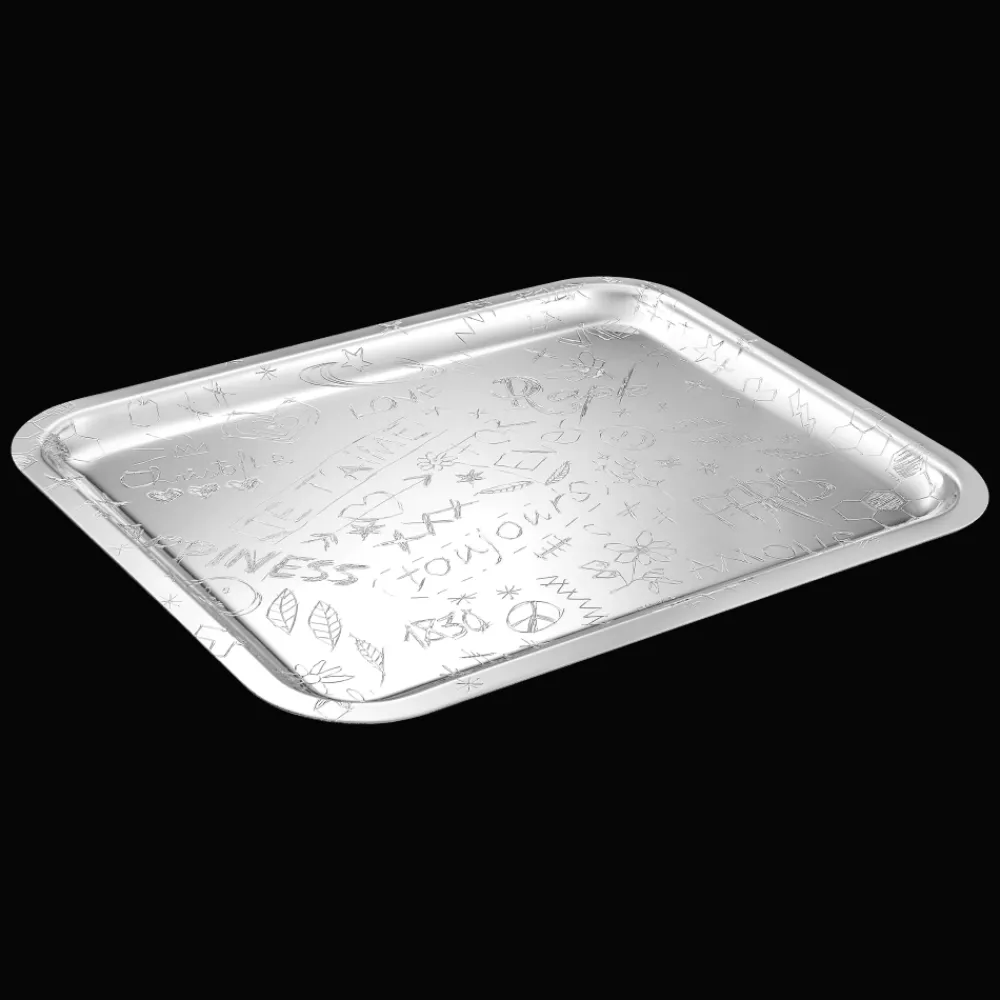 Plateaux Et Vide-Poches|Plateaux De Service*Christofle Plateau rectangulaire en métal argenté - 36 x 28 cm