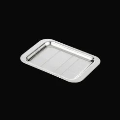 Plateaux Et Vide-Poches|Plateaux De Service*Christofle Plateau rectangulaire en métal argenté - 10 x 15 cm