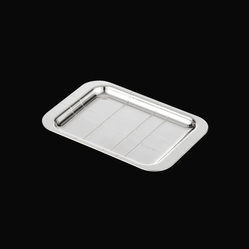 Plateaux Et Vide-Poches|Plateaux De Service*Christofle Plateau rectangulaire en métal argenté - 10 x 15 cm