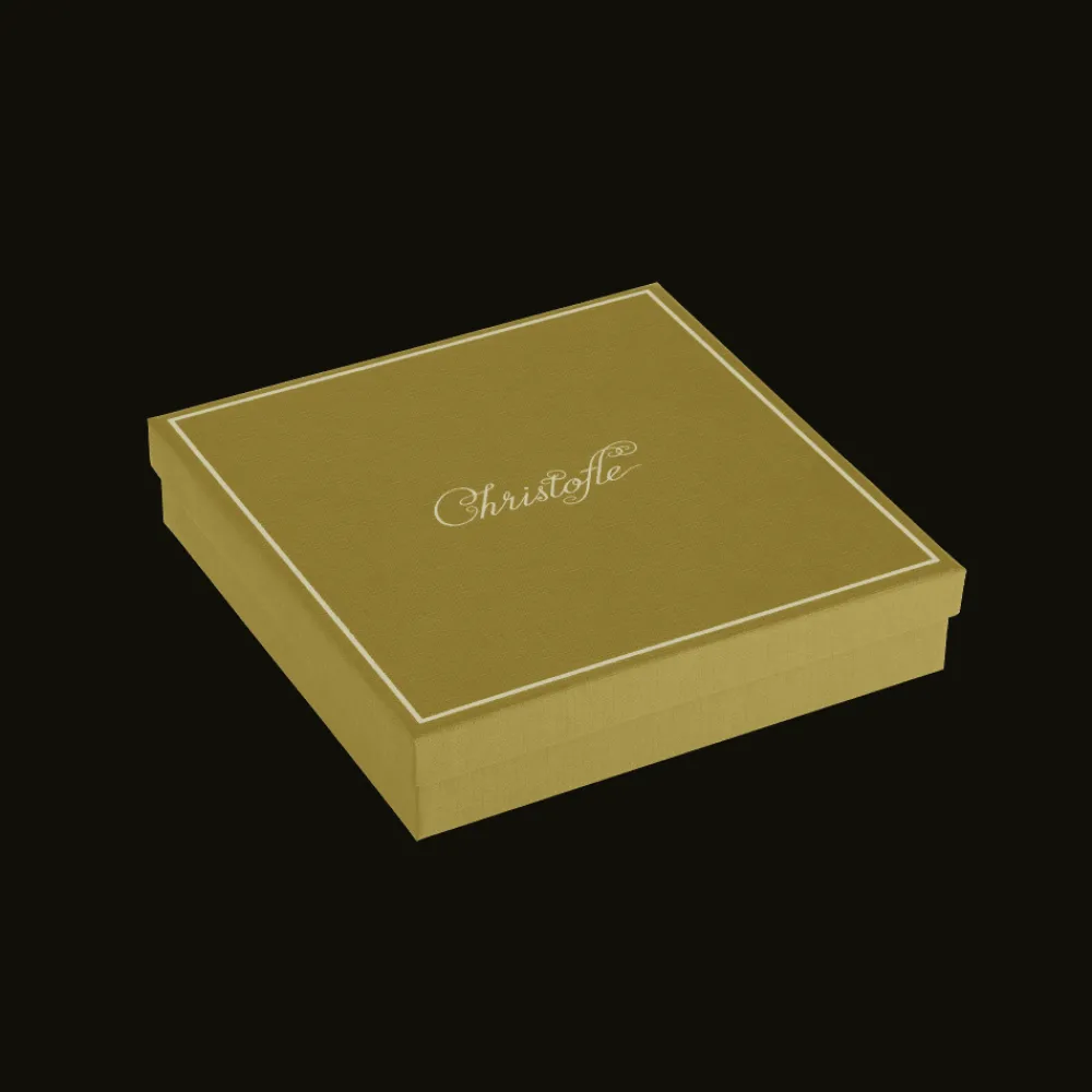 Plateaux Et Vide-Poches|Plateaux De Service*Christofle Plateau rectangulaire en métal argenté - 10 x 15 cm