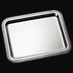 Cadeaux Personnalisables|Plateaux Et Vide-Poches*Christofle Plateau rectangulaire en métal argenté - 20 x 16 cm