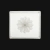 Plateaux De Service*Christofle Plateau rectangulaire 22x20 cm en porcelaine finition Platine