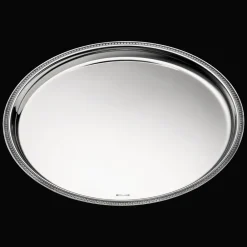 Cadeaux Personnalisables|Plateaux Et Vide-Poches*Christofle Plateau rond en métal argenté - 39 cm