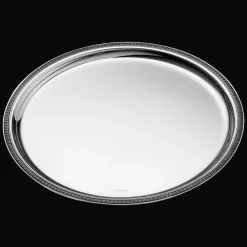 Cadeaux Personnalisables|Plateaux Et Vide-Poches*Christofle Plateau rond en métal argenté - 30 cm