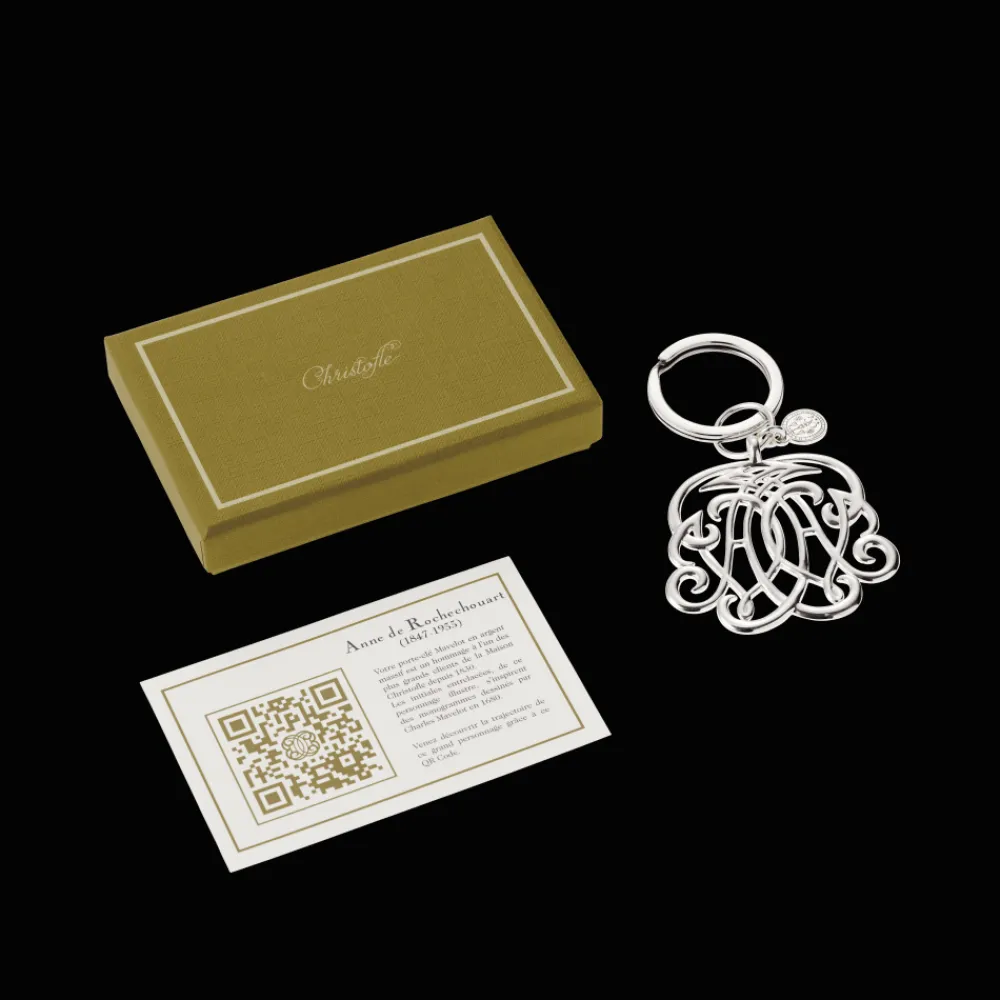 Petits Accessoires*Christofle Porte-clés AU en argent massif - Anne de Rochechouart Duchesse d'Uzes