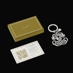 Petits Accessoires*Christofle Porte-clés EE en argent massif - Eugénie de Montijo