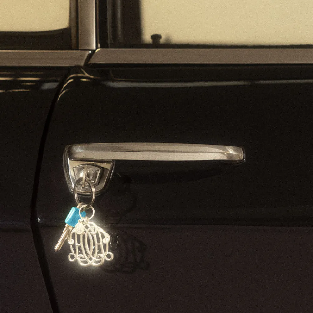 Petits Accessoires*Christofle Porte-clés HO en argent massif - Henri d'Orléans