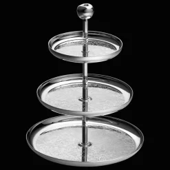 Accessoires Apéritif|Plats*Christofle Porte-mignardises 3 compartiments en métal argenté