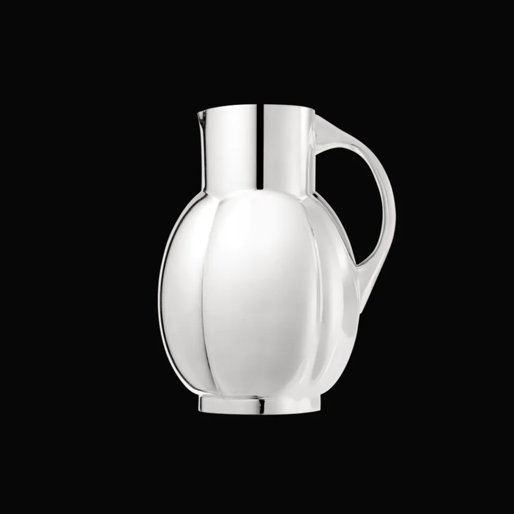 Carafes|Carafes*Christofle Pot à eau quadrilobé Normand en Métal Argenté